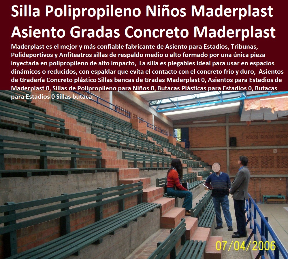 Asientos de Gradería Concreto plástico Sillas bancas de Gradas Maderplast 0, Asientos para Estadios de Maderplast 0, Sillas de Polipropileno para Niños 0, Butacas Plásticas para Estadios 0, Butacas para Estadios 0 Sillas butaca Asientos de Gradería Concreto plástico Sillas bancas de Gradas Maderplast 0, Asientos para Estadios de Maderplast 0, Sillas de Polipropileno para Niños 0, Butacas Plásticas para Estadios 0, Butacas para Estadios 0 Sillas butaca